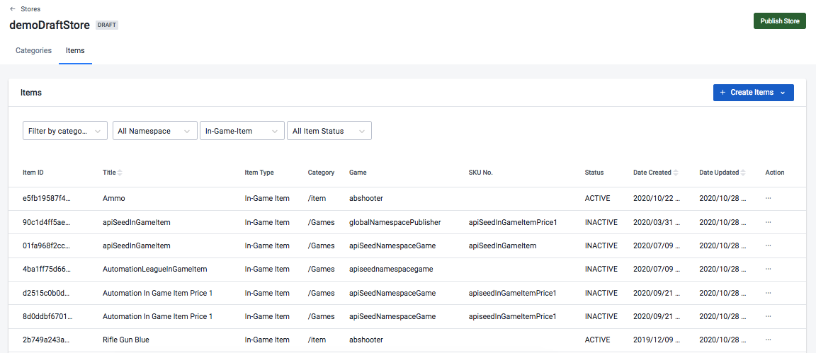 Configuring the Storefront in Your Video Game