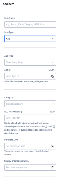 Adding Item to Your Video Game's Storefront